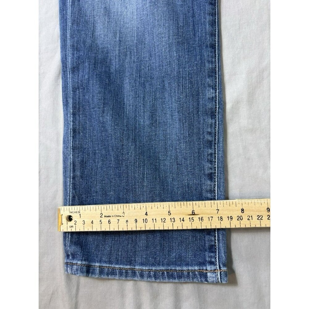 Lucky Brand 121 Slim Straight Jeans Men's 42x32 Blue Medium Wash Comfort - Picture 2 of 11